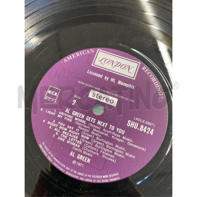 33/G VINILE AL GREEN GETS NEXT TO YOU | Mercatino dell'Usato Roma somalia 4