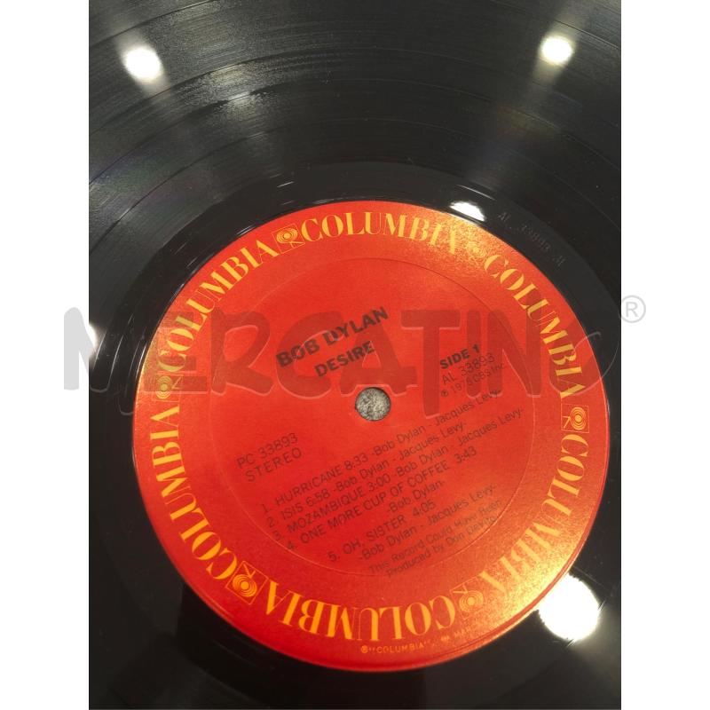 33/G VINILE BOB DYLAN DESIRE | Mercatino dell'Usato Roma somalia 4