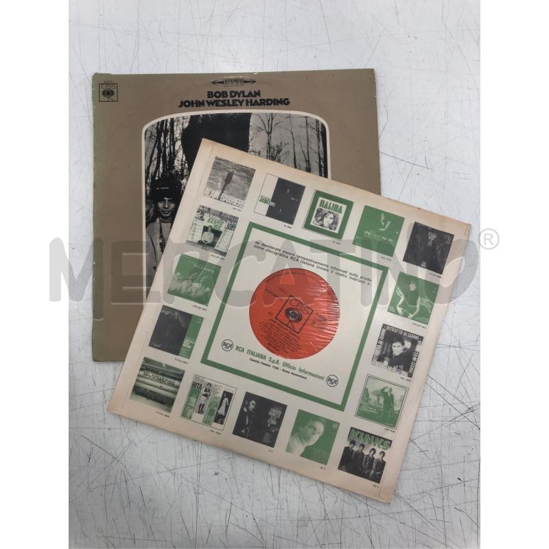 33/G VINILE BOB DYLAN JOHN WESLEY HARDING | Mercatino dell'Usato Roma somalia 3
