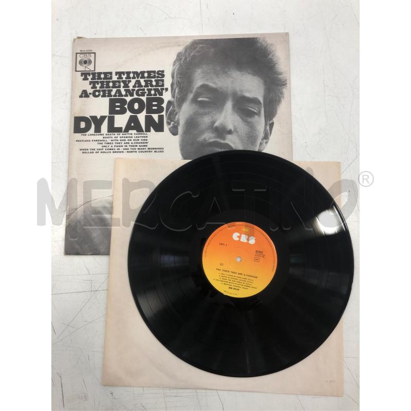 33/G VINILE BOB DYLAN THE TIMES THEY ARE A-CHANGIN' | Mercatino dell'Usato Roma somalia 3