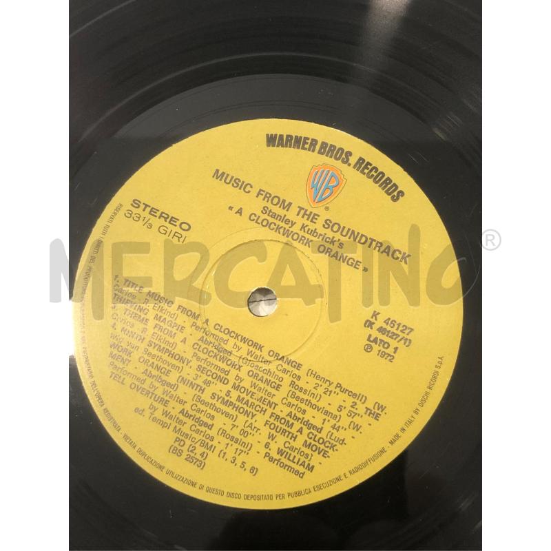 33/G VINILE CLOCKWORK ORANGE KUBRICK  | Mercatino dell'Usato Roma somalia 4