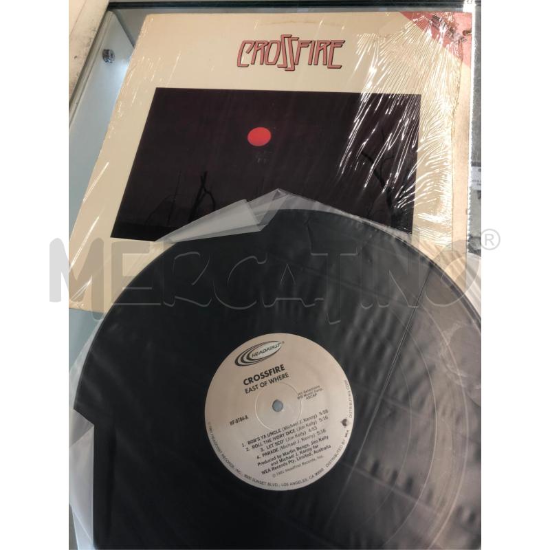 33/G VINILE CROSSFIRE EAST OF WHERE | Mercatino dell'Usato Roma somalia 3