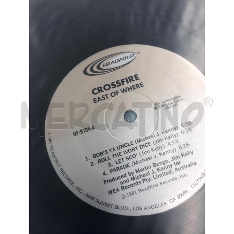 33/G VINILE CROSSFIRE EAST OF WHERE | Mercatino dell'Usato Roma somalia 4