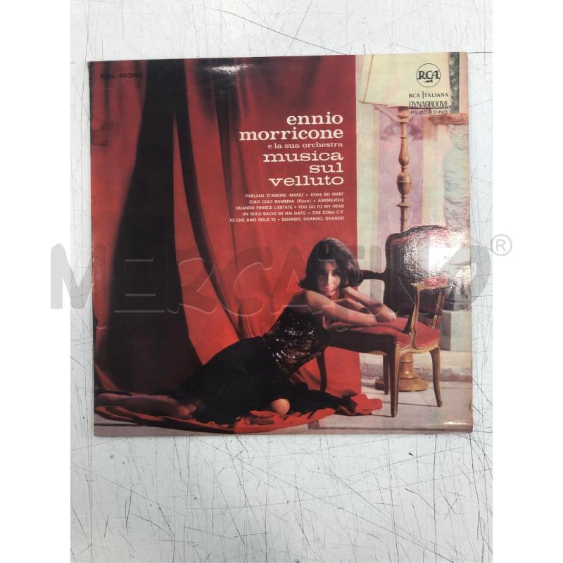 33/G VINILE ENNIO MORRICONE MUSICA SU VELLUTO | Mercatino dell'Usato Roma somalia 1