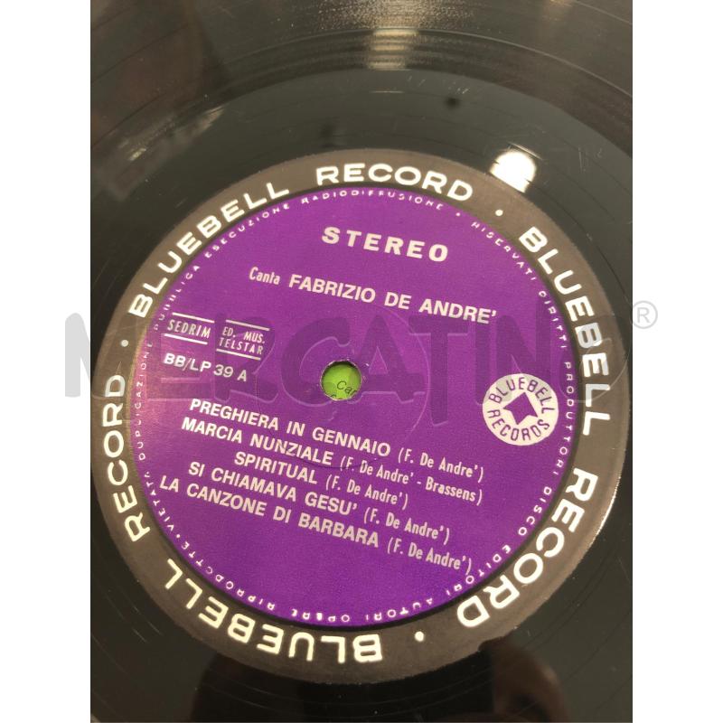 33/G VINILE FABRIZIO DE ANDRE VOL 1 | Mercatino dell'Usato Roma somalia 4