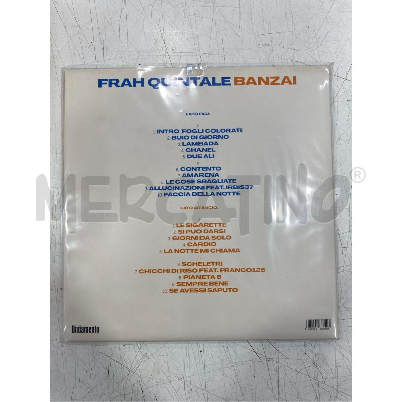 33/G VINILE FRAH QUINTALE BANZAI LIMITED EDITION | Mercatino dell'Usato Roma somalia 2