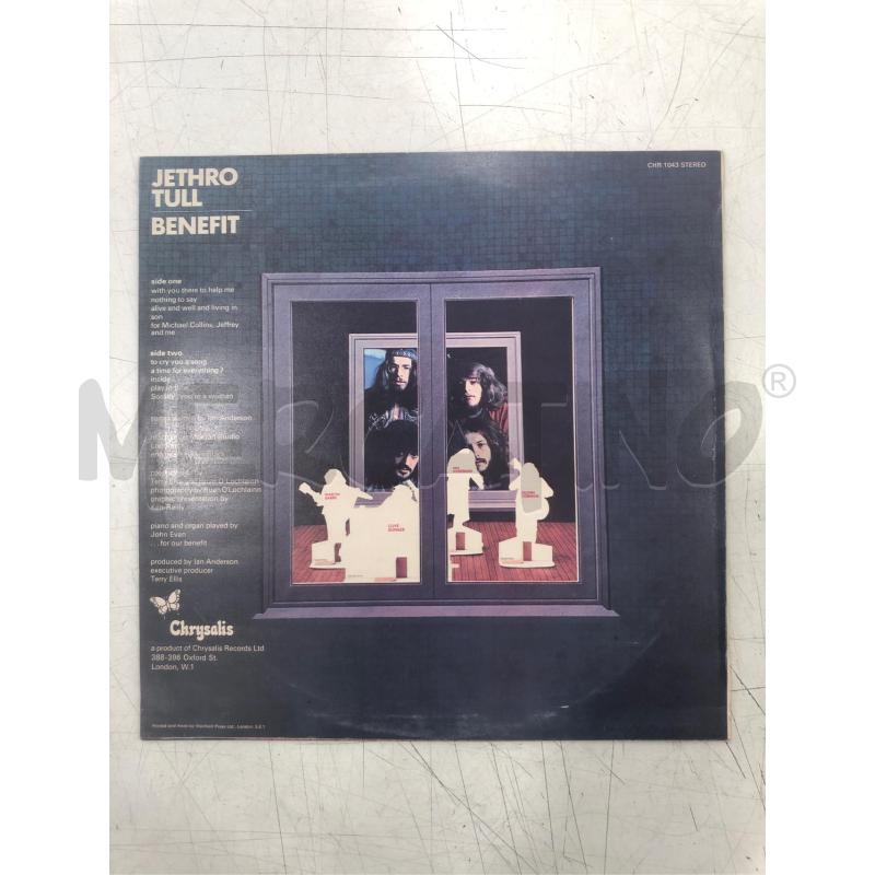 33/G VINILE JETHRO TULL BENEFIT | Mercatino dell'Usato Roma somalia 2