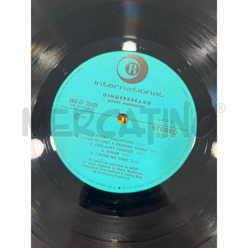 33/G VINILE MAURY MUEHLEISEN GINGERBREADD ITALY PRESS 1971 | Mercatino dell'Usato Roma somalia 4