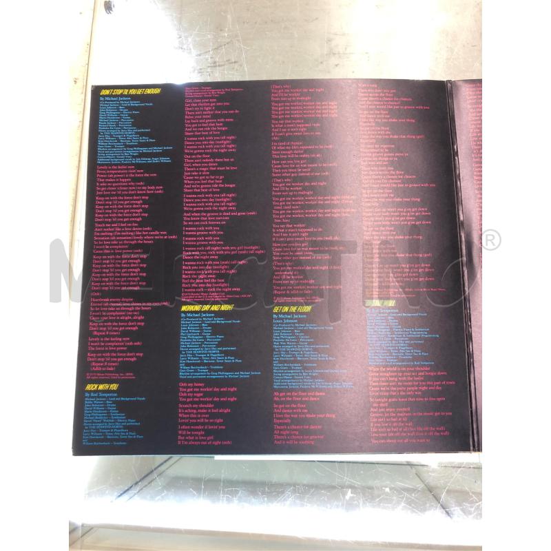 33/G VINILE MICHAEL JACKSON OFF THE WALL | Mercatino dell'Usato Roma somalia 3