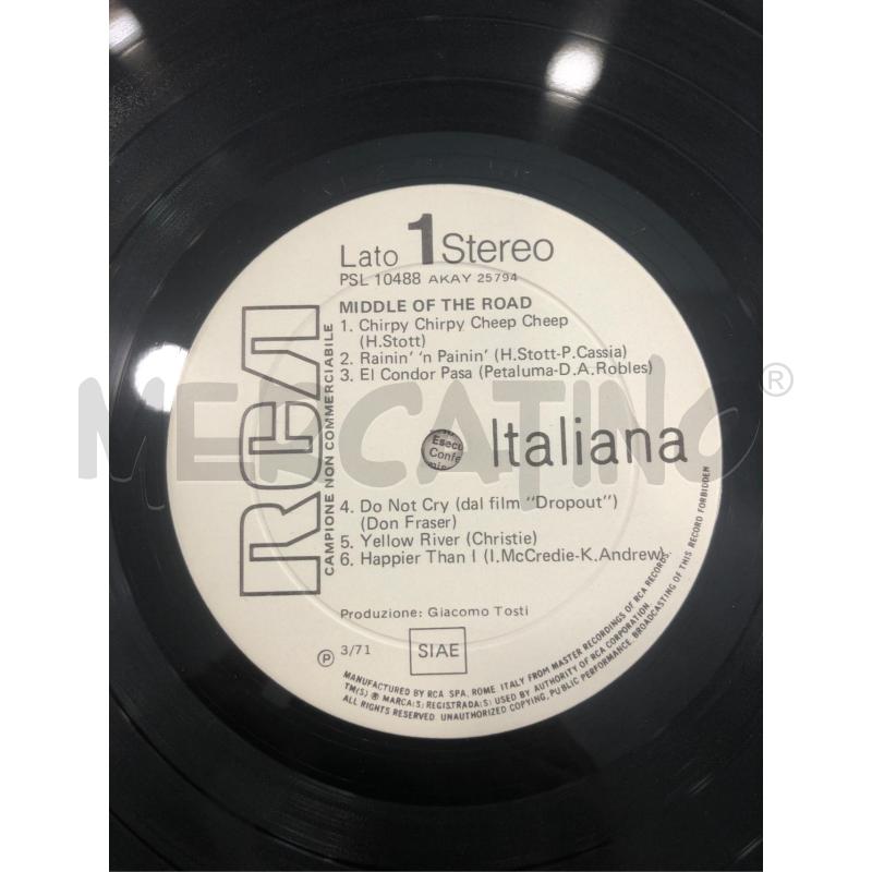 33/G VINILE MIDDLE OF THE ROAD PROMO | Mercatino dell'Usato Roma somalia 4