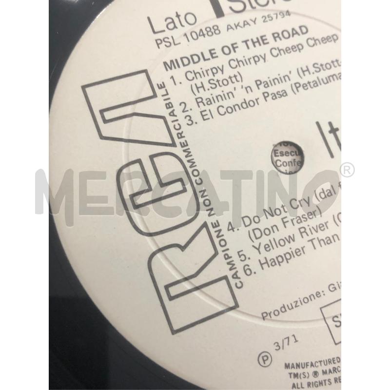 33/G VINILE MIDDLE OF THE ROAD PROMO | Mercatino dell'Usato Roma somalia 5