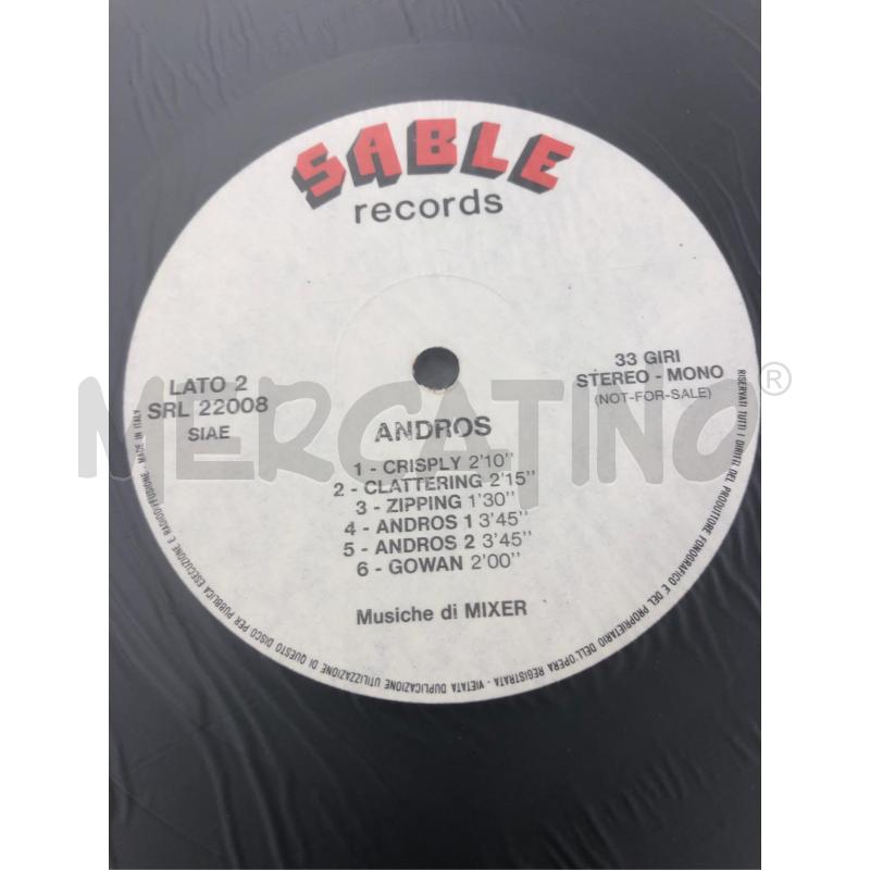 33/G VINILE MIXER ANDROS PROMO | Mercatino dell'Usato Roma somalia 4