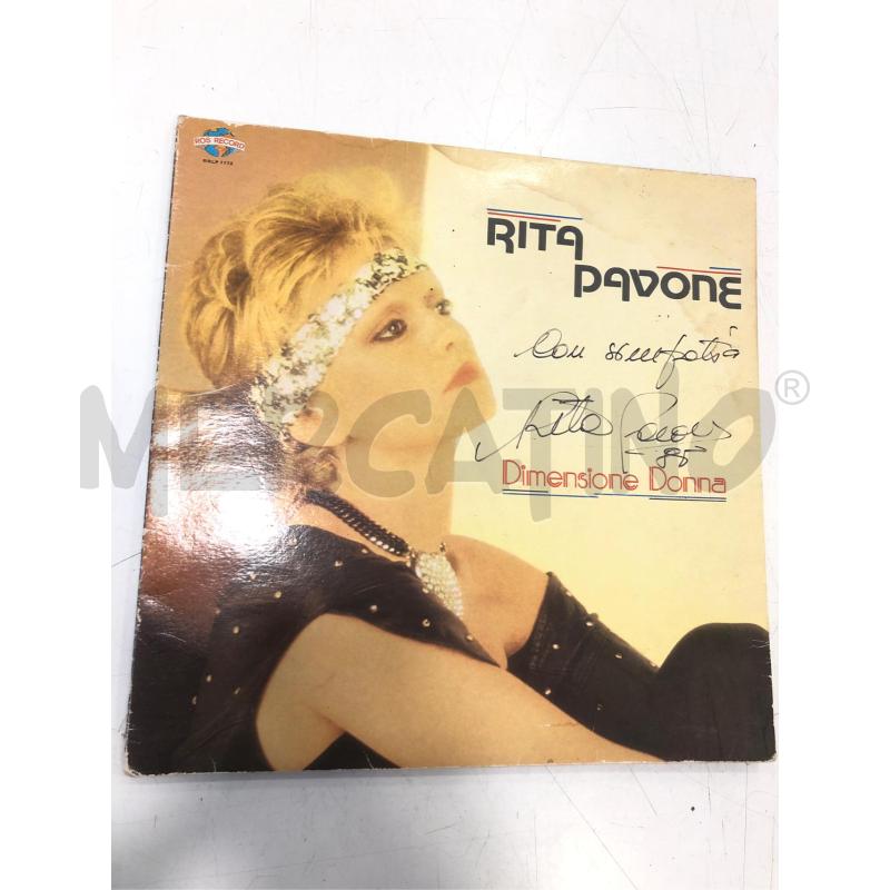 33/G VINILE RITA PAVONE DIMENSIONE DONNA CON DEDICA | Mercatino dell'Usato Roma somalia 1