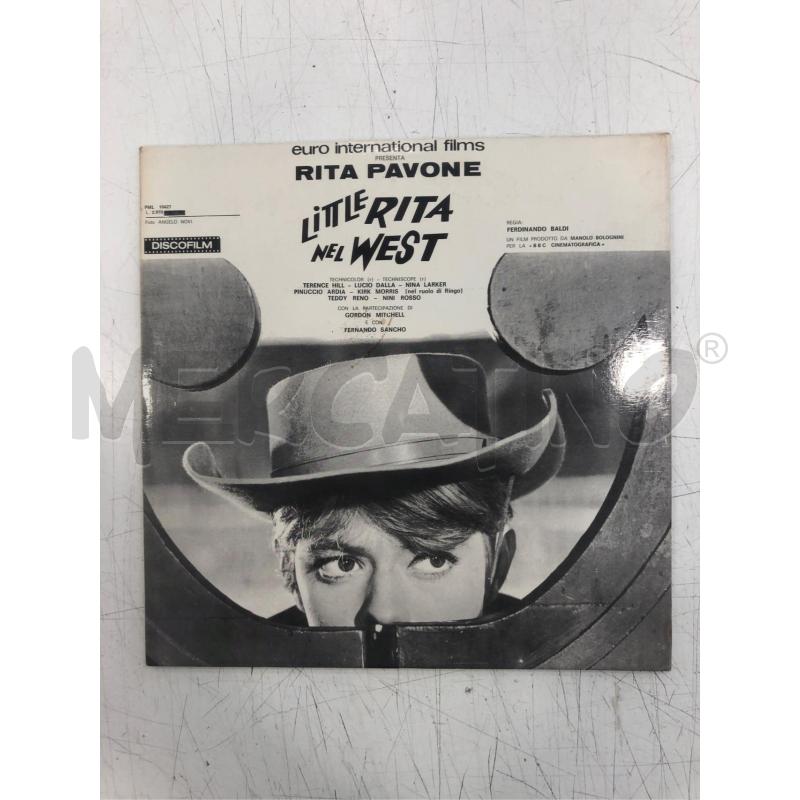 33/G VINILE RITA PAVONE LITTLE RITA NEL WEST | Mercatino dell'Usato Roma somalia 3