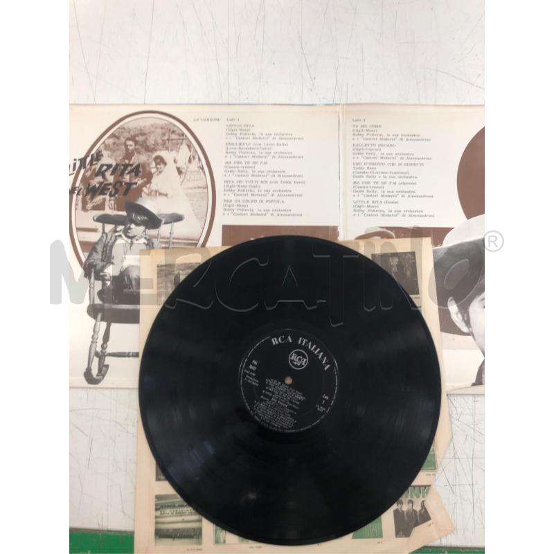 33/G VINILE RITA PAVONE LITTLE RITA NEL WEST | Mercatino dell'Usato Roma somalia 4