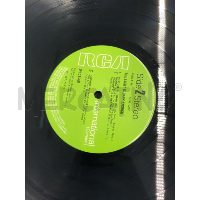 33/G VINILE SPECTRUM THE LIGHT IS DARK ENOUGH | Mercatino dell'Usato Roma somalia 4