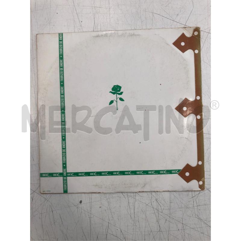 33/G VINILE TUTTO FABRIZIO DE ANDRE NO FABRIZIOGRAMMA | Mercatino dell'Usato Roma somalia 2