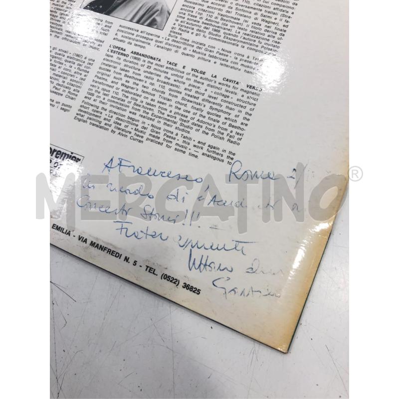 33/G VINILE VITTORIO GELMETTI ORGANUM QUADRUPLUM CON DEDICA | Mercatino dell'Usato Roma somalia 3