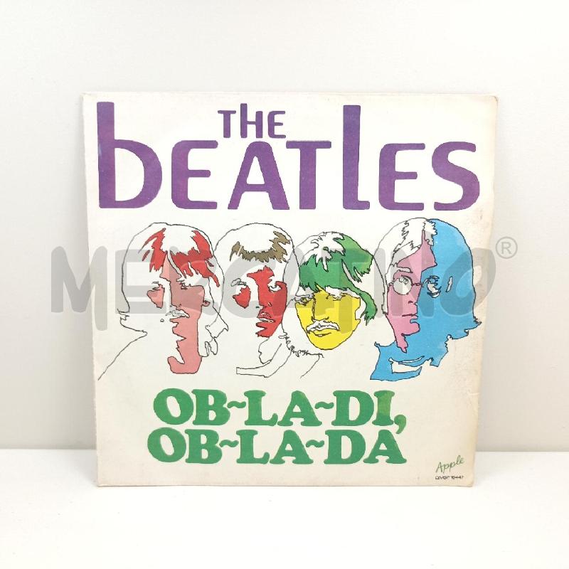 45/G VINILE BEATLES OBLADI OBLADA  Mercatino dell'Usato Roma somalia