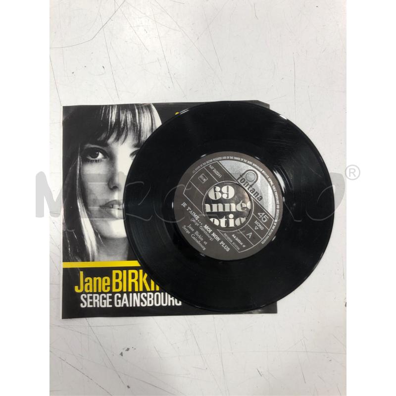 45/G VINILE JANE BIRKIN ET SERGE GAINSBOURG | Mercatino dell'Usato Roma somalia 3