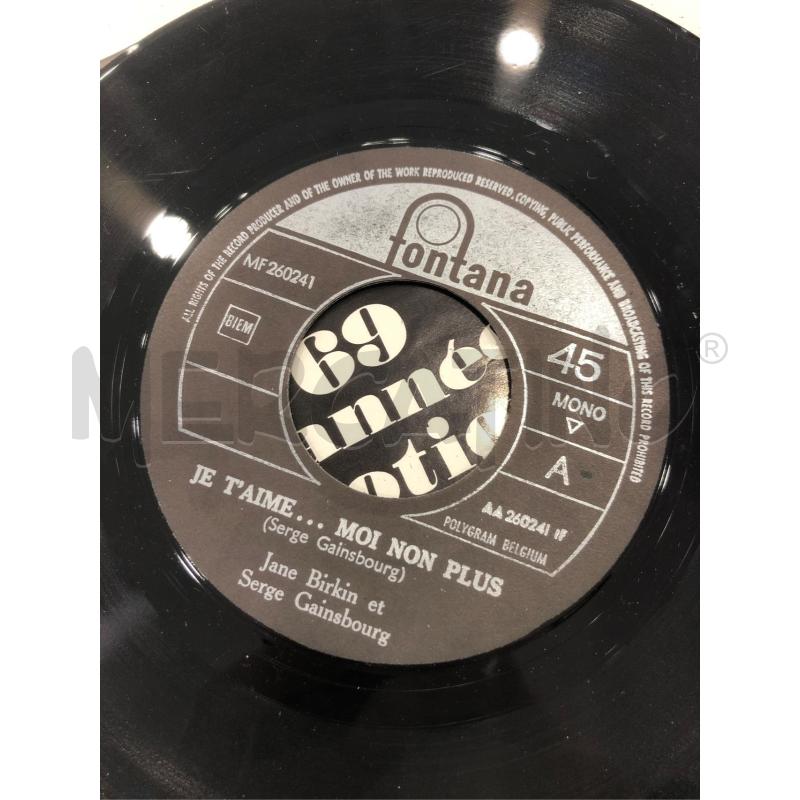 45/G VINILE JANE BIRKIN ET SERGE GAINSBOURG | Mercatino dell'Usato Roma somalia 4