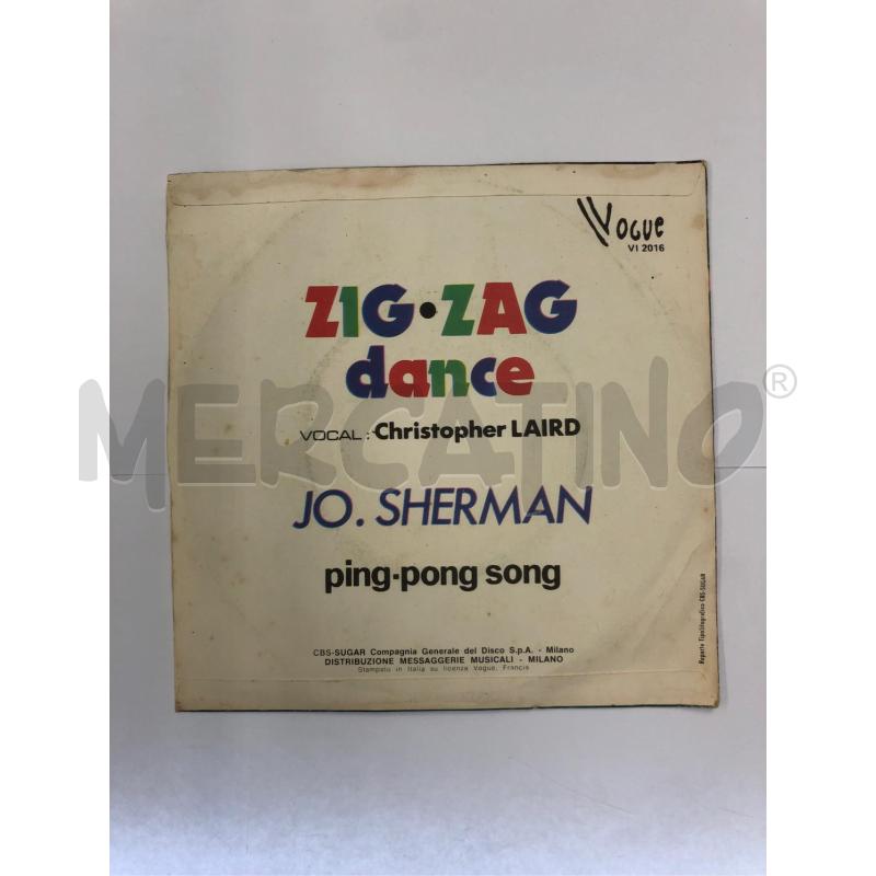 45/G VINILE ZIG ZAG DANCE PING PONG SONG | Mercatino dell'Usato Roma somalia 2