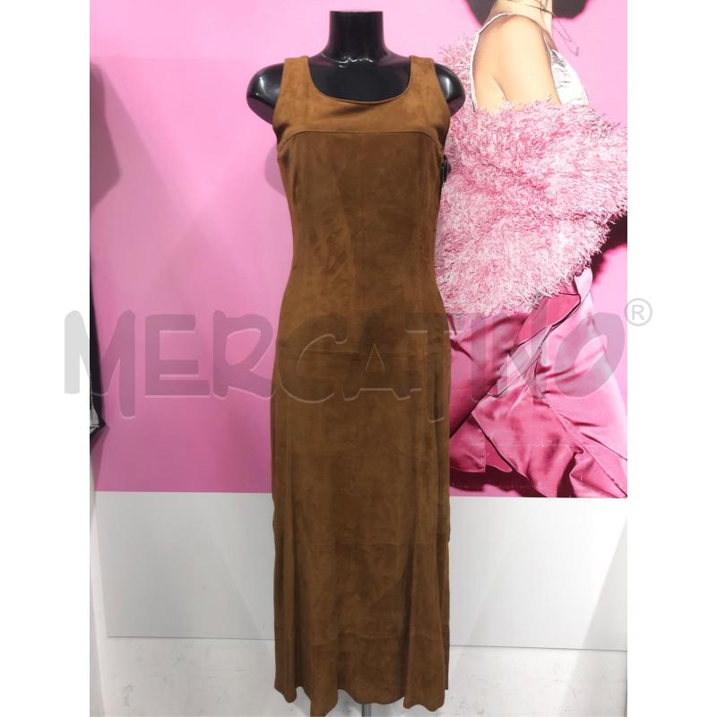 ABITO DONNA CAMPANILE MARRONE CAMOSCIO | Mercatino dell'Usato Roma somalia 1