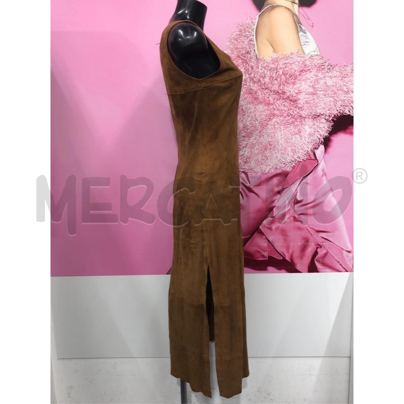 ABITO DONNA CAMPANILE MARRONE CAMOSCIO | Mercatino dell'Usato Roma somalia 2