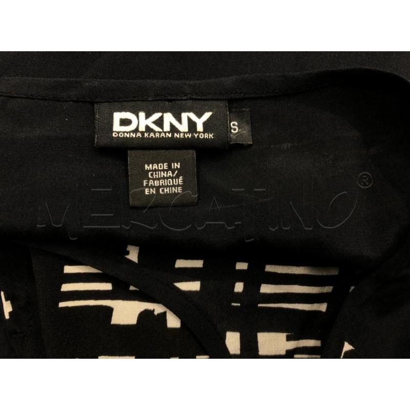 ABITO DONNA DKNY NERO FANT TRATTI BIANCHI | Mercatino dell'Usato Roma somalia 5
