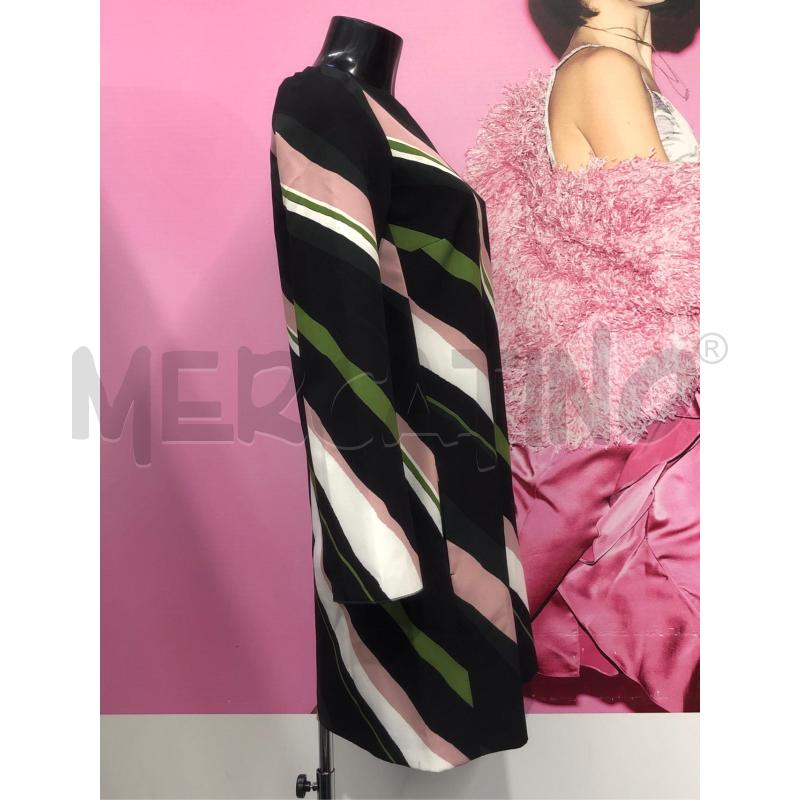 ABITO DONNA MARELLA NERO VERDE RIGHE TRASVERS | Mercatino dell'Usato Roma somalia 3