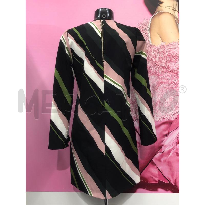 ABITO DONNA MARELLA NERO VERDE RIGHE TRASVERS | Mercatino dell'Usato Roma somalia 4