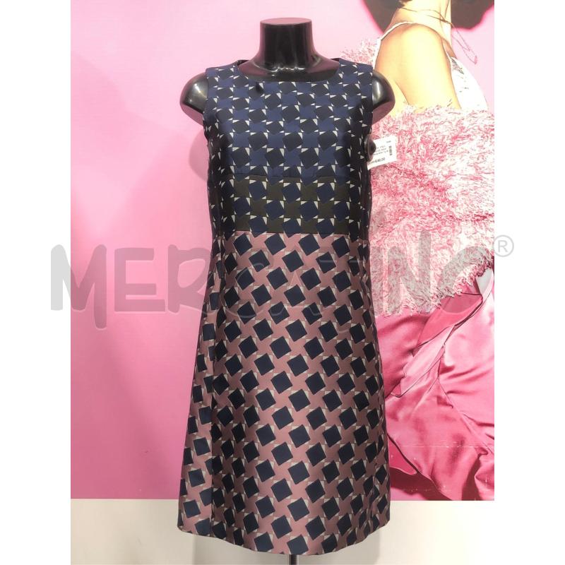 ABITO DONNA S.E. MAXMARA BLU ROSA ROMBI | Mercatino dell'Usato Roma somalia 1
