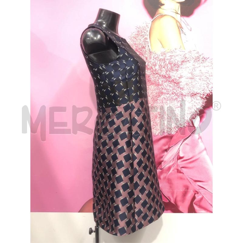 ABITO DONNA S.E. MAXMARA BLU ROSA ROMBI | Mercatino dell'Usato Roma somalia 3