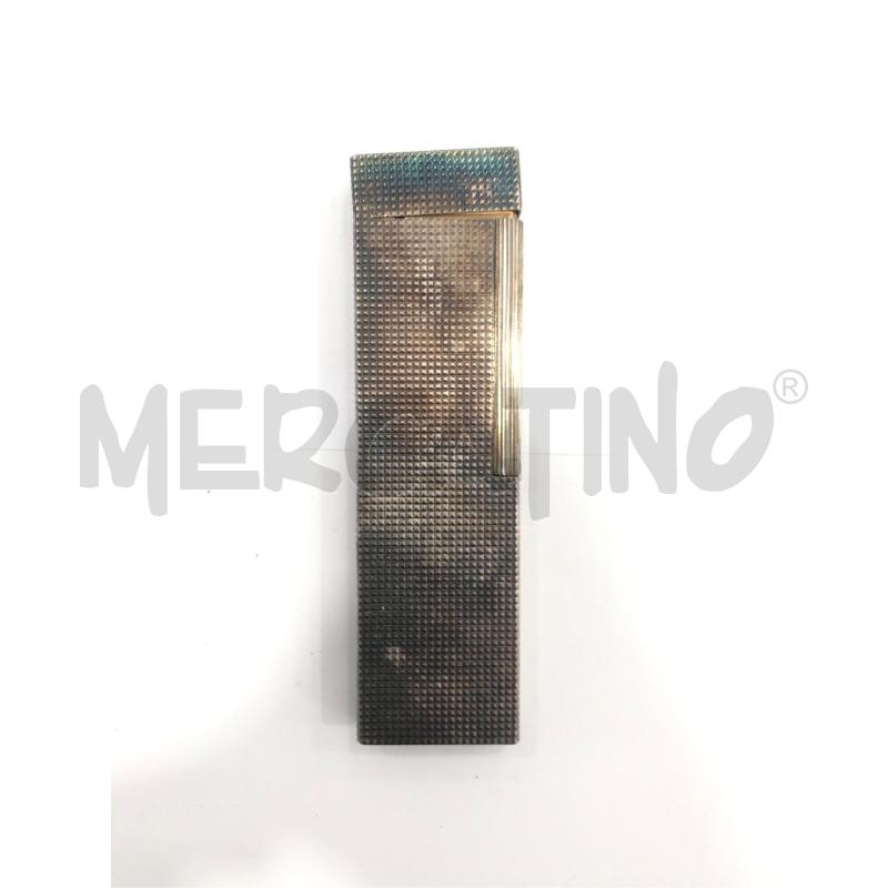 ACCENDINO TAVOLO DUPONT CROMATO DECRO GEOMETRICO | Mercatino dell'Usato Roma somalia 1