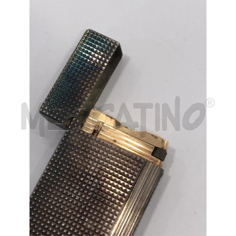 ACCENDINO TAVOLO DUPONT CROMATO DECRO GEOMETRICO | Mercatino dell'Usato Roma somalia 3