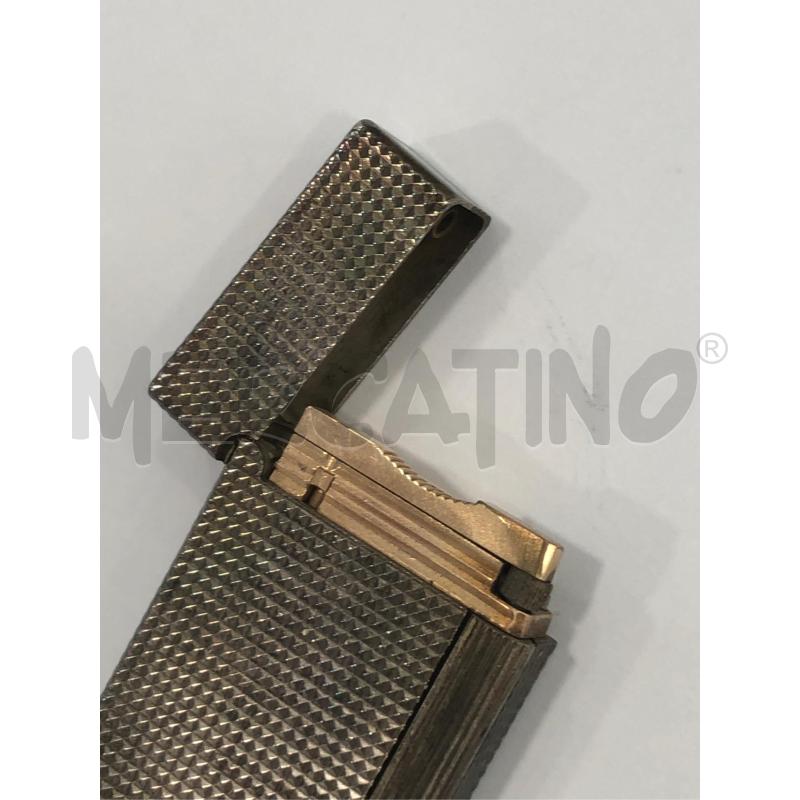 ACCENDINO TAVOLO DUPONT CROMATO DECRO GEOMETRICO | Mercatino dell'Usato Roma somalia 2