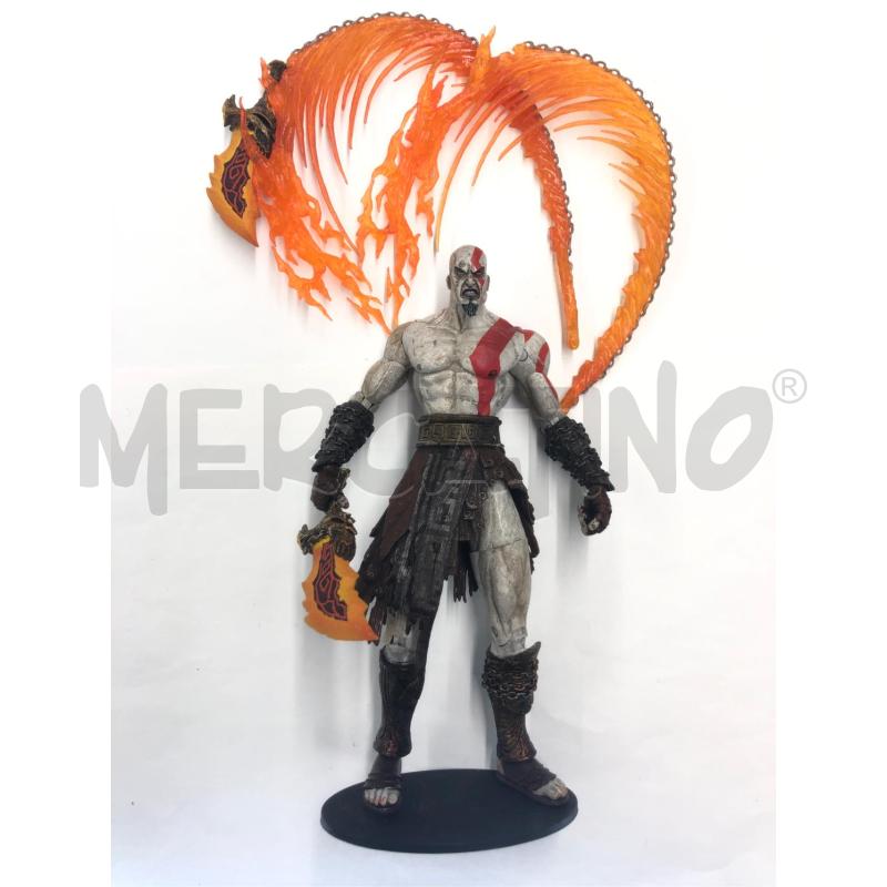 ACTION FIGURE KRATOS GOD OF WAR NECA + FIAMME | Mercatino dell'Usato Roma somalia 1