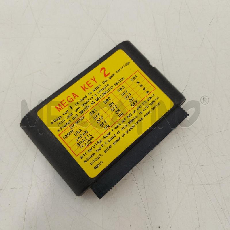 ADATTATORECARTUCCIA MEGADRIVE MEGA KEY 2 | Mercatino dell'Usato Roma somalia 3