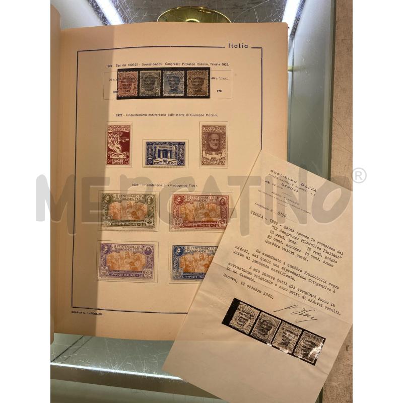 ALBUM FRANCOBOLLI REGNO CON SERIE CONGRESSO 1922 | Mercatino dell'Usato Roma somalia 2