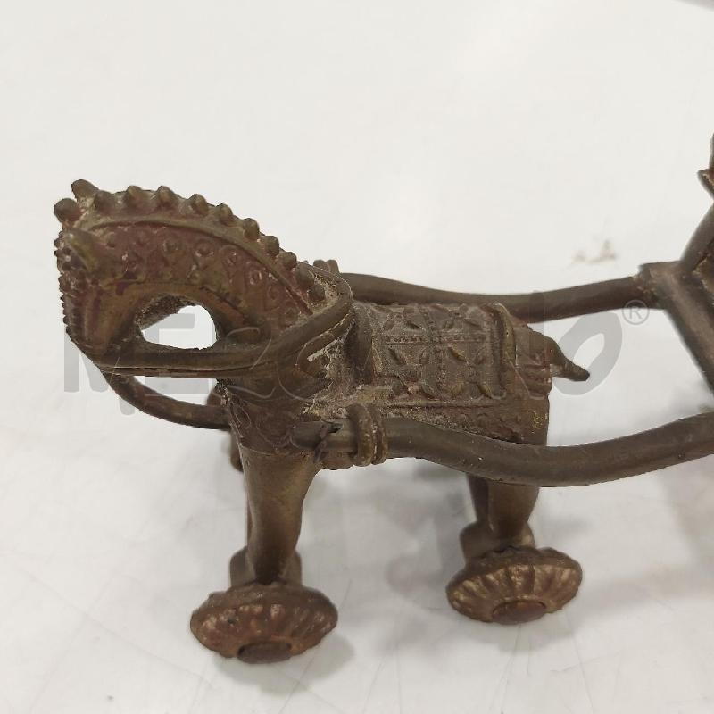 ANTICO CARRO RITUALE DHOKRA BRONZO  | Mercatino dell'Usato Roma somalia 2