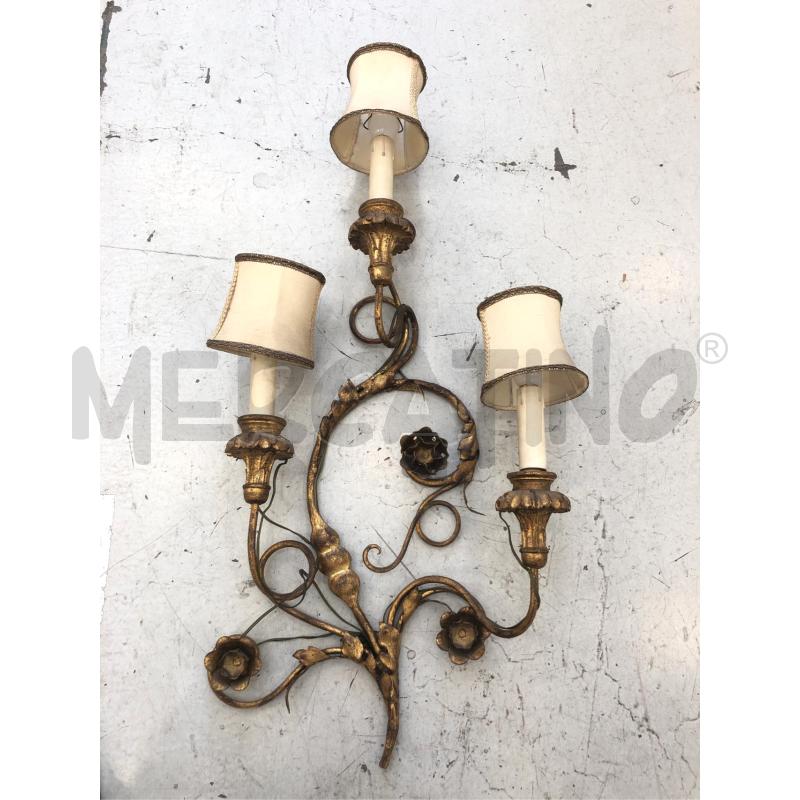 APPLIQUE 3L LAMIERINO ORO | Mercatino dell'Usato Roma somalia 1