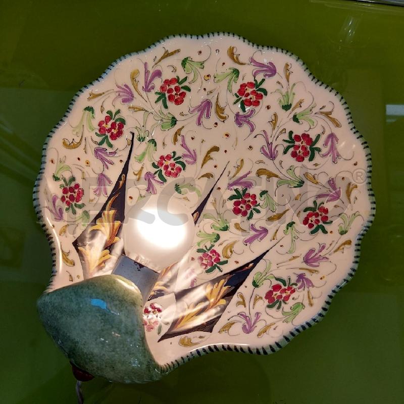 APPLIQUE CERAMICA FORMA CONCHIGLIA MARMACA DECORATA | Mercatino dell'Usato Roma somalia 1