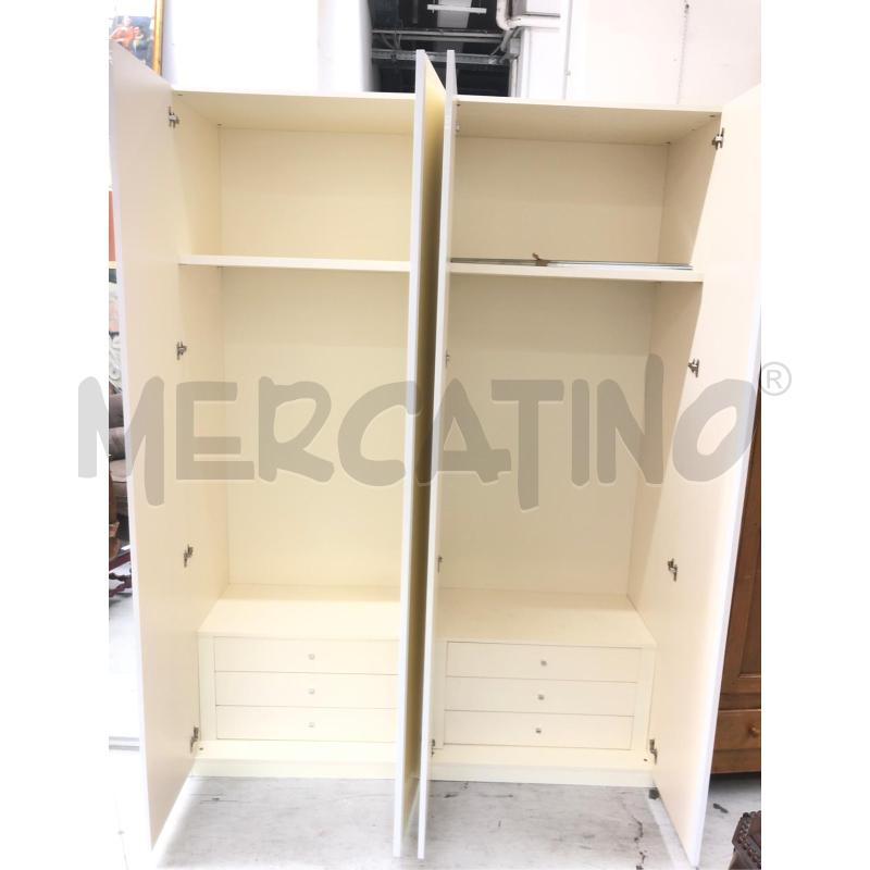 ARMADIO 4 ANTE BEIGE CASS INTERNA  | Mercatino dell'Usato Roma somalia 2