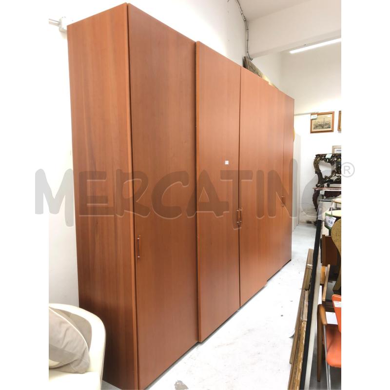 ARMADIO CILIEGIO 4A SCORR+1BATT | Mercatino dell'Usato Roma somalia 1