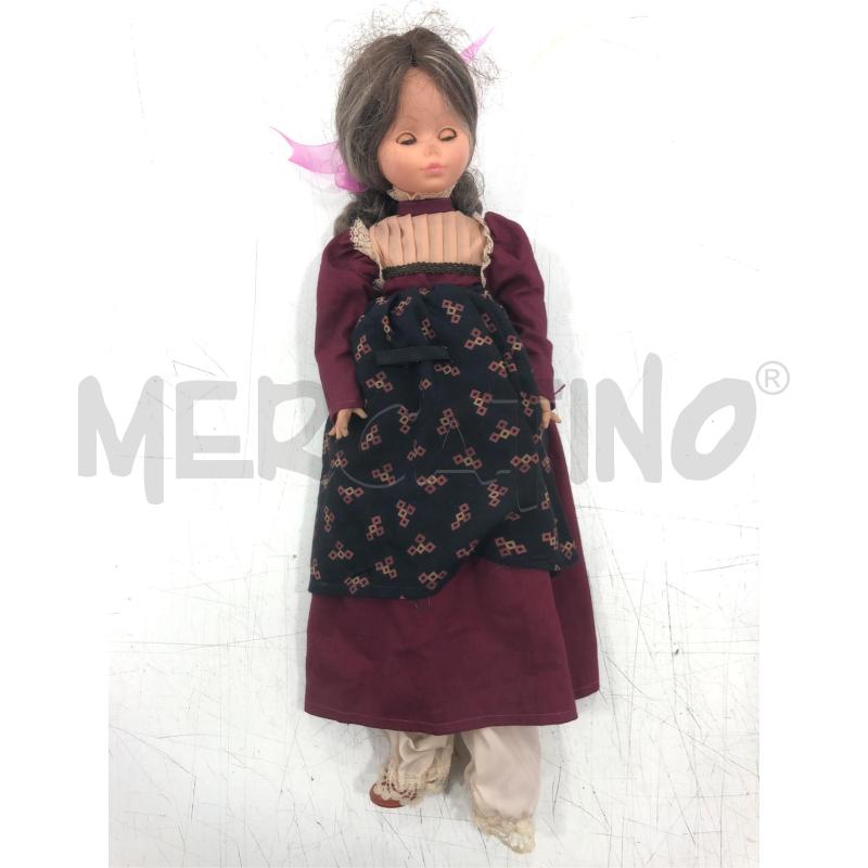 BAMBOLA MIGLIORATI VESTITO BORDEAUX 50 CM | Mercatino dell'Usato Roma somalia 1