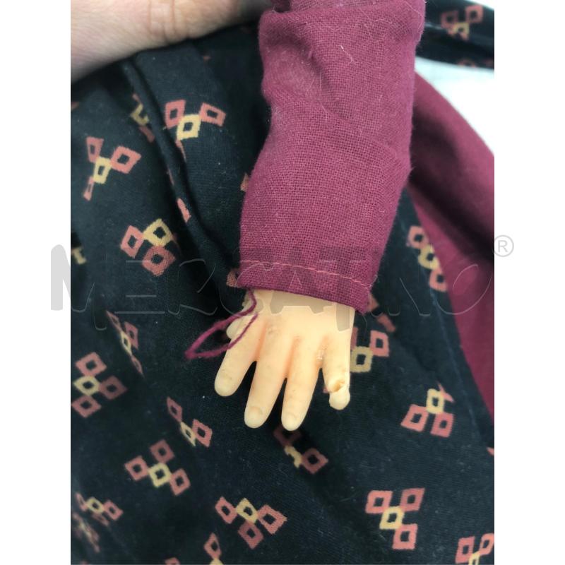 BAMBOLA MIGLIORATI VESTITO BORDEAUX 50 CM | Mercatino dell'Usato Roma somalia 3