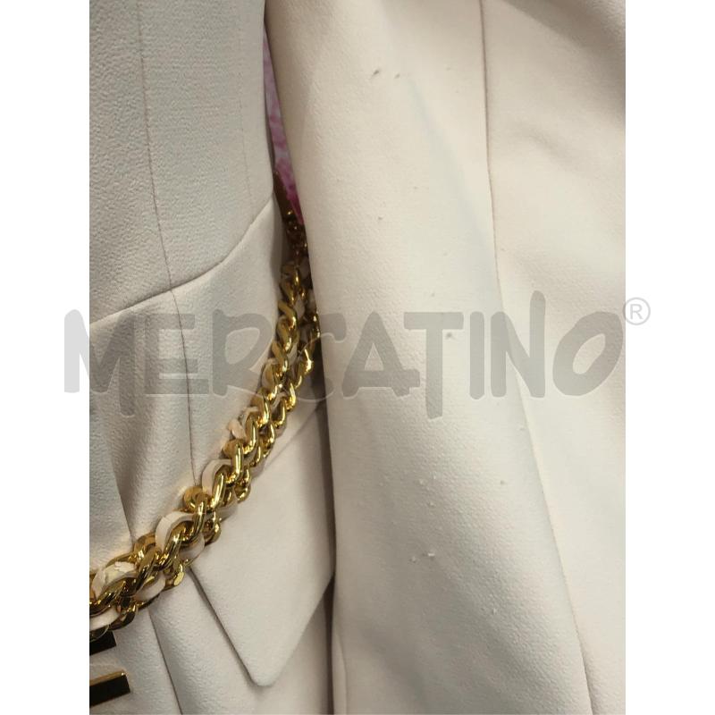 BLAZER/VESTITO DONNA ELISABETTA FRANCHI BEIGE DOPPIO PETTO  | Mercatino dell'Usato Roma somalia 5