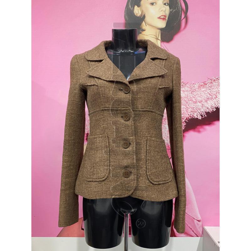 BLAZER DONNA ALBERTA FERRETTI MARRONE  | Mercatino dell'Usato Roma somalia 1