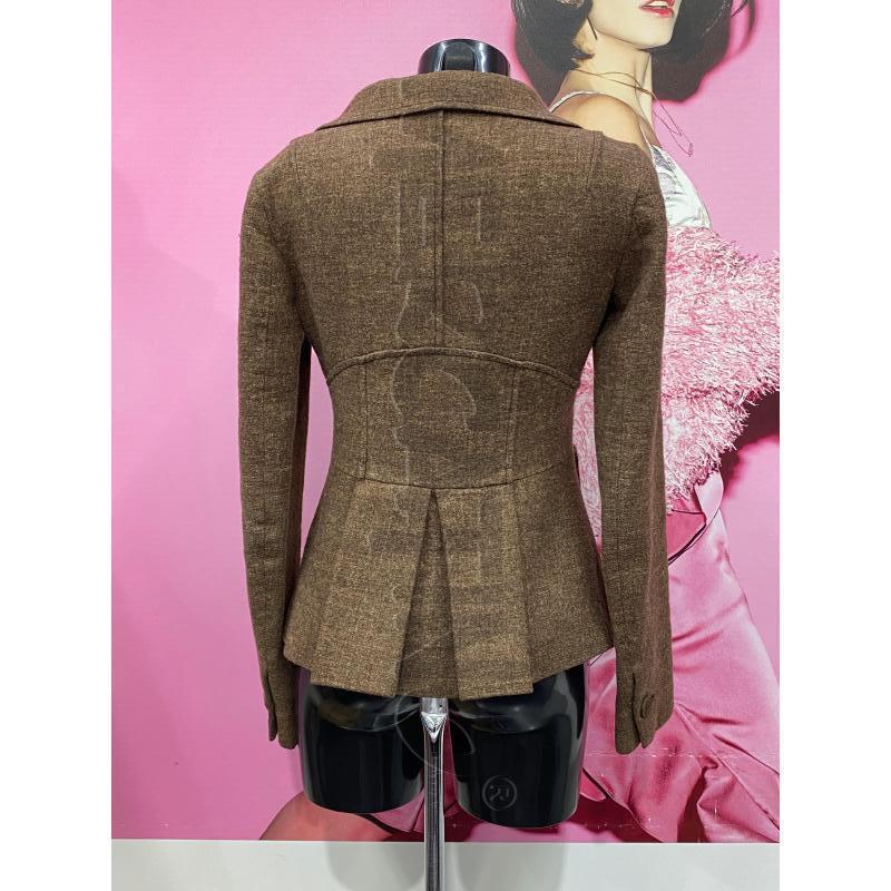 BLAZER DONNA ALBERTA FERRETTI MARRONE  | Mercatino dell'Usato Roma somalia 3