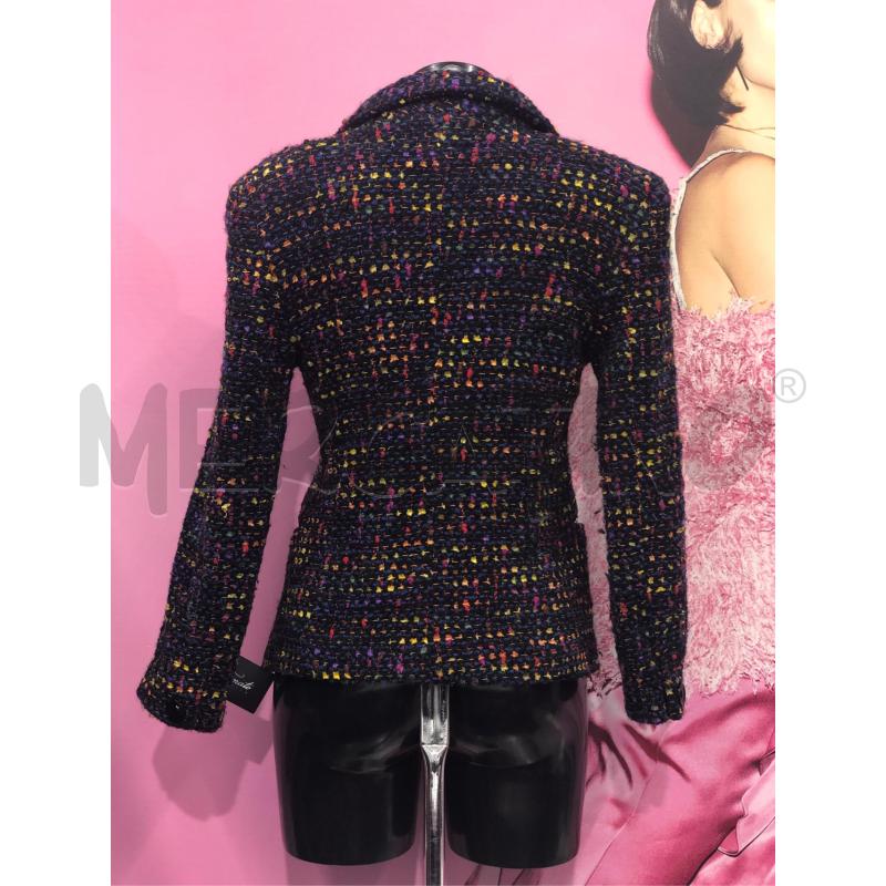 BLAZER DONNA BYBLOS BLU MULTICOLOR INTRECCIO  | Mercatino dell'Usato Roma somalia 4